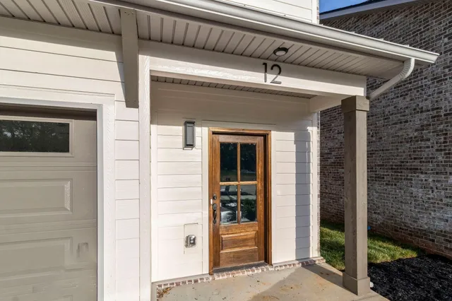 a view of a entryway door