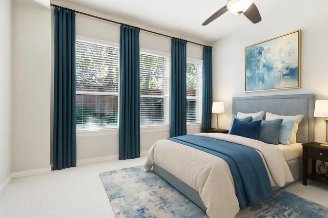 an empty room with window