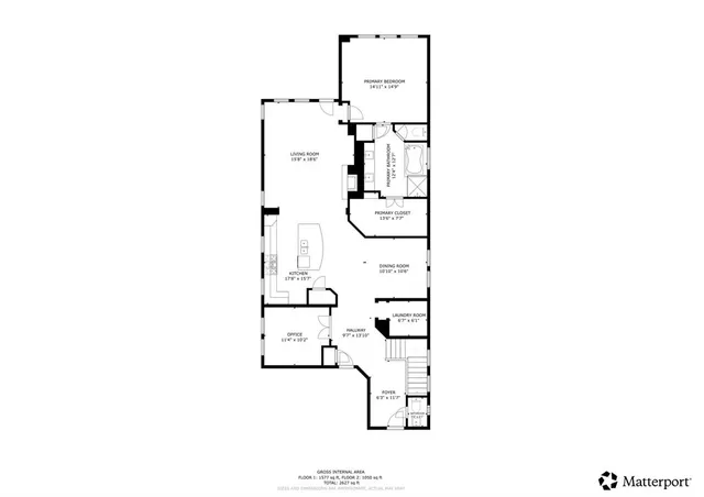 a picture of a person on a wall