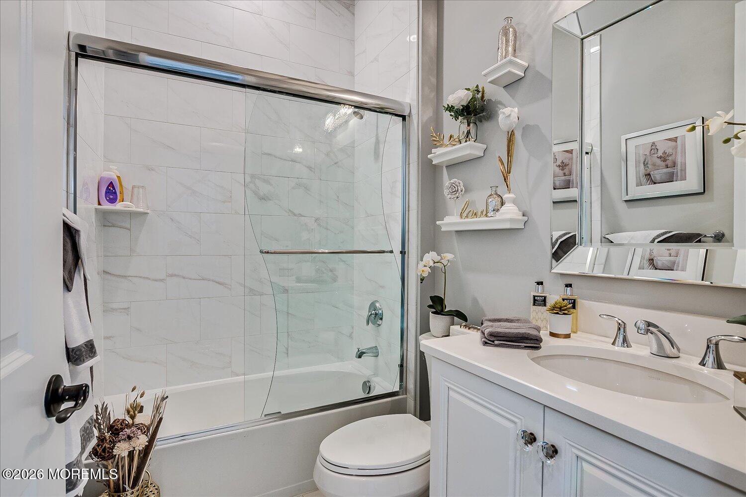 9 Militia Hill Road Freehold, NJ 07728 - Photo 26 of 67 a bathroom with a sink toilet and shower