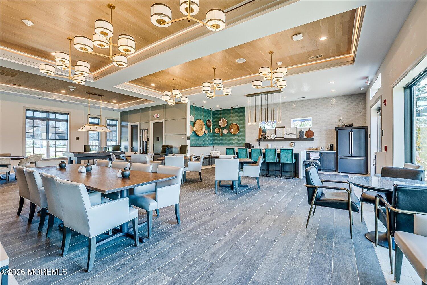 9 Militia Hill Road Freehold, NJ 07728 - Photo 54 of 67 a view of a dining area with furniture and wooden floor