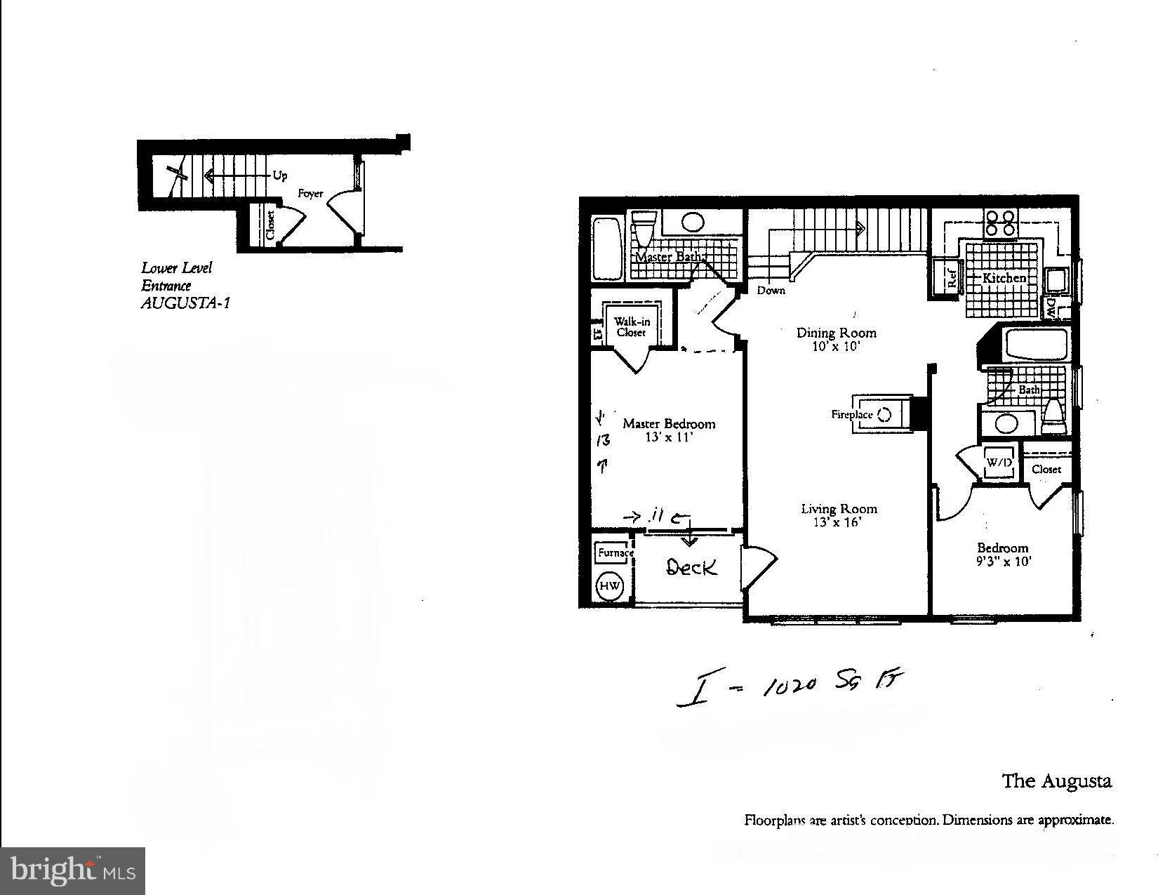11406 Windleaf Court, Unit O Reston, VA 20194 - Photo 30 of 30 Floor Plan