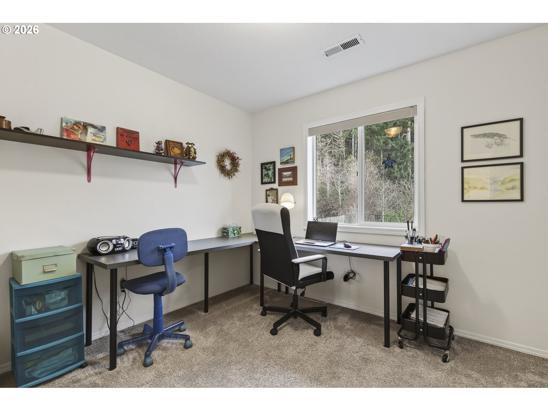 163 Southwest Sandlewood Loop Gresham, OR 97030 - Photo 16 of 47 a view of a workspace with furniture