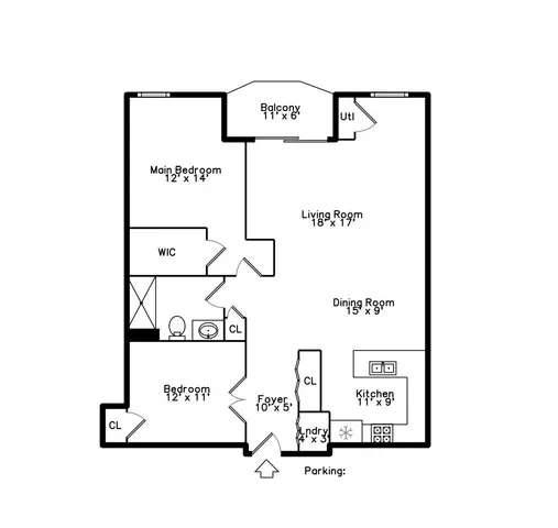 $3,495 | 150 West Superior Street, Unit 503, Chicago, IL 60654