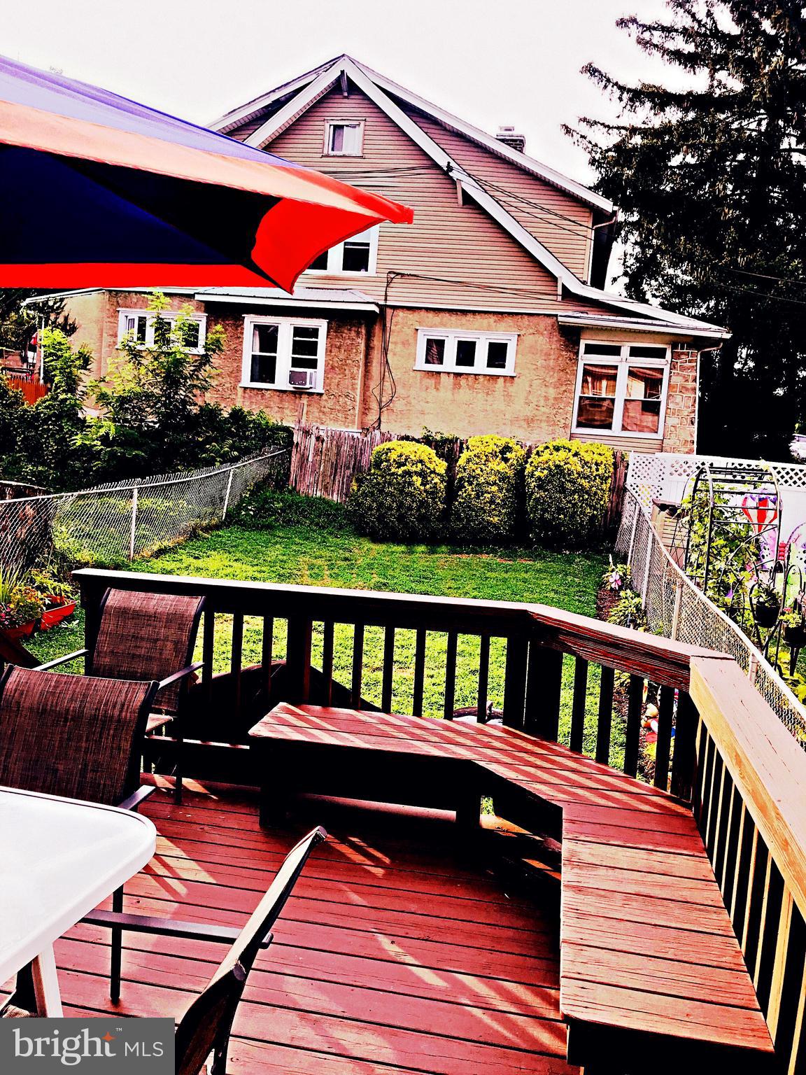 633 Baily Road Lansdowne, PA 19050 - Photo 18 of 23 Lovely LARGE deck and backyard