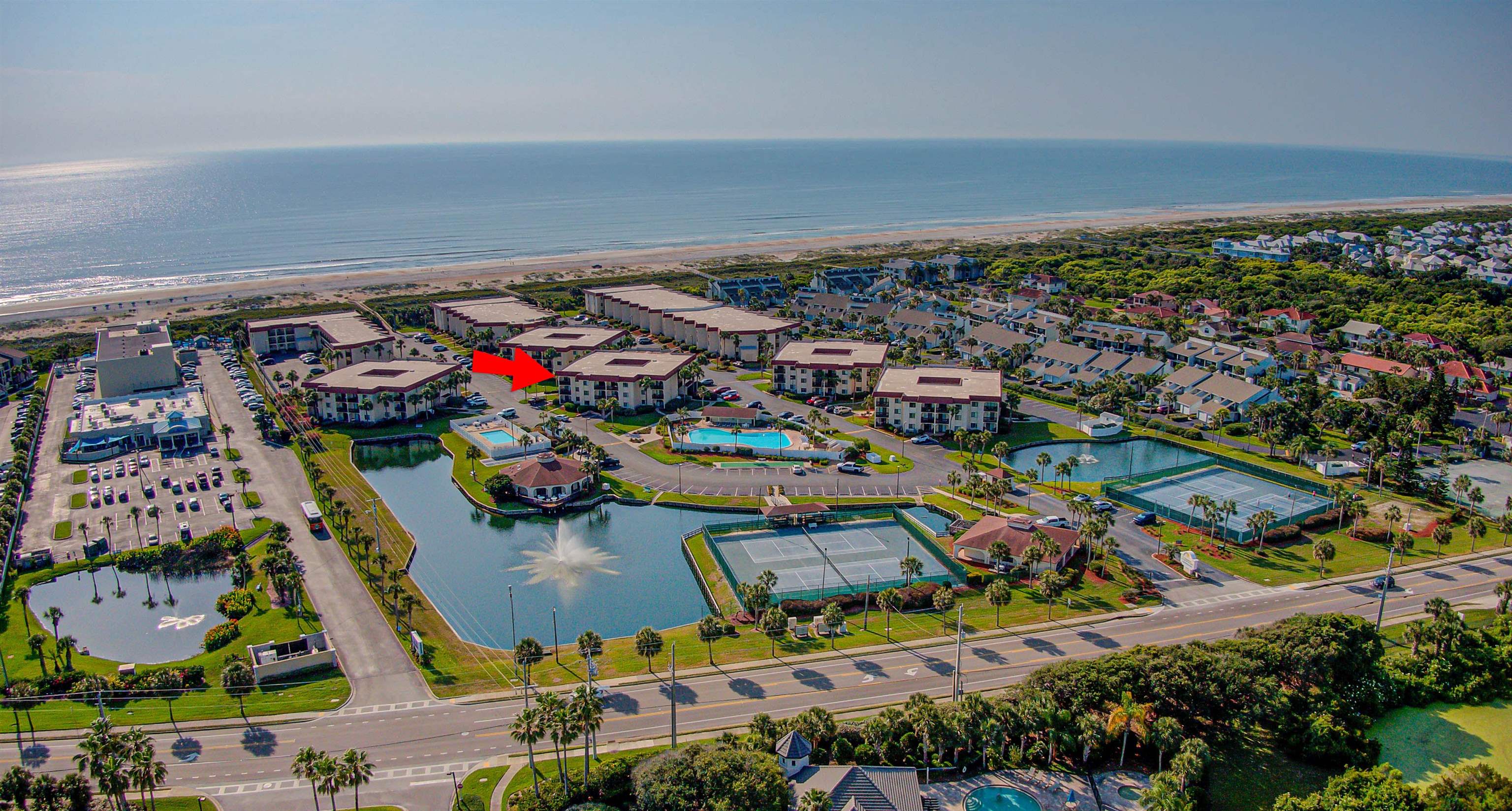 880 A1A Beach Boulevard, Unit 6101 St. Augustine, FL 32080 - Photo 1 of 21 an aerial view of a city