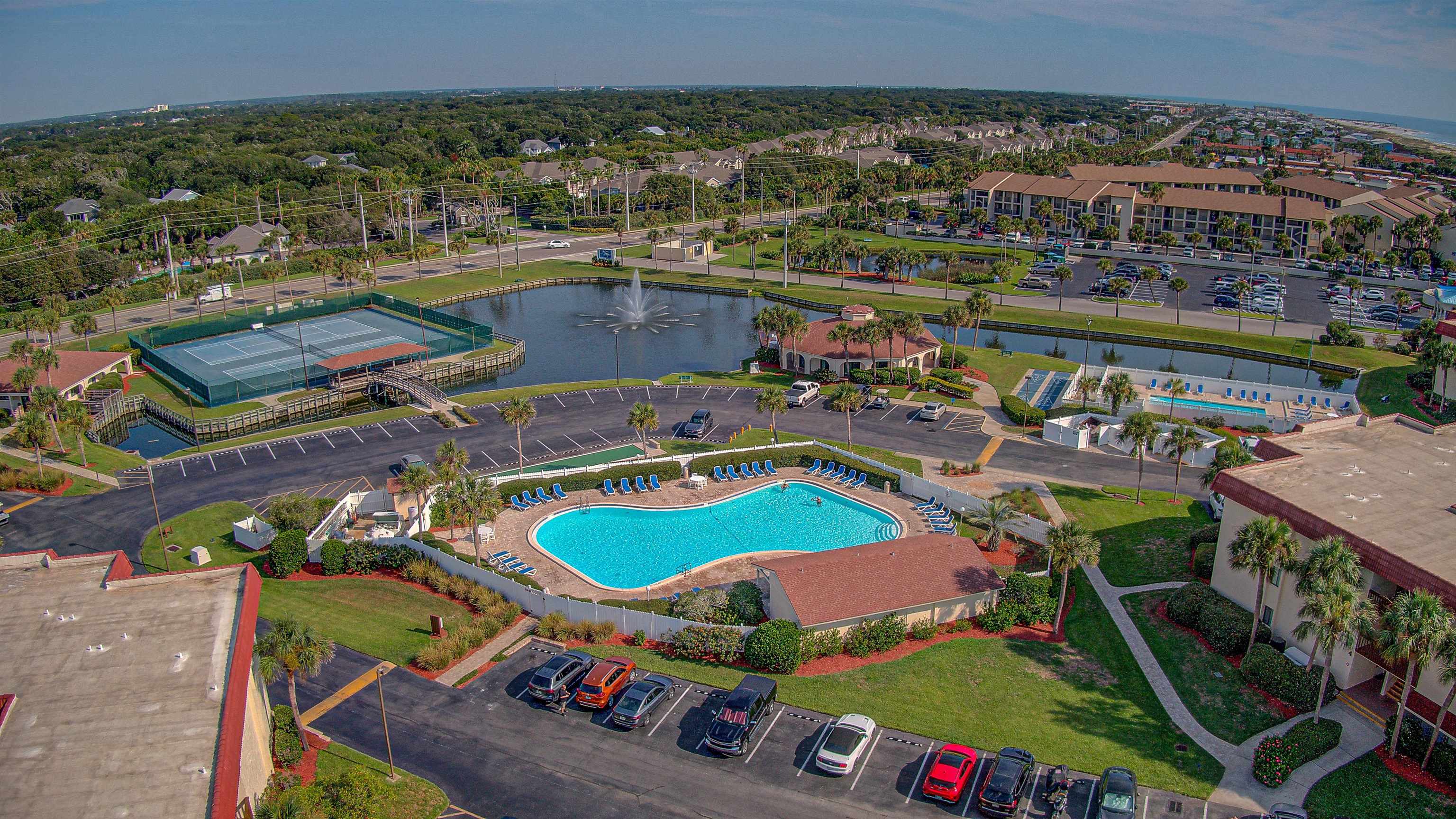 880 A1A Beach Boulevard, Unit 6101 St. Augustine, FL 32080 - Photo 18 of 21 an aerial view of a house with outdoor space
