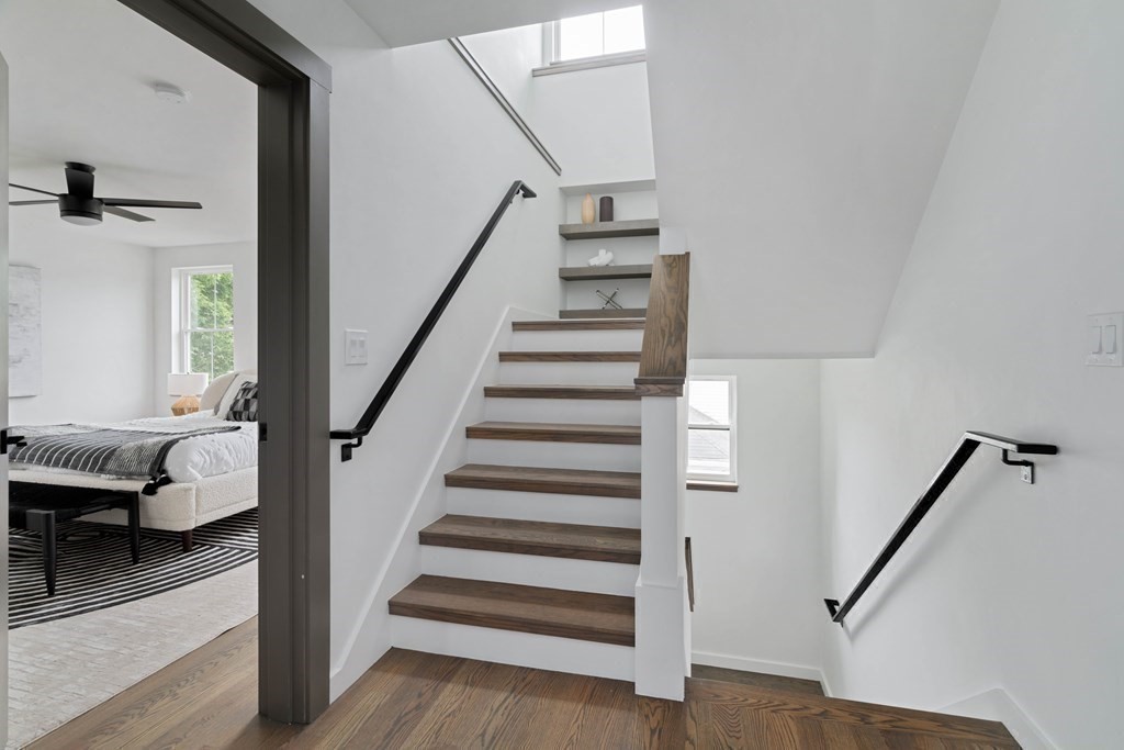 51 Eliot Road Arlington, MA 02474 - Photo 13 of 42 a view of entryway and hall with wooden floor