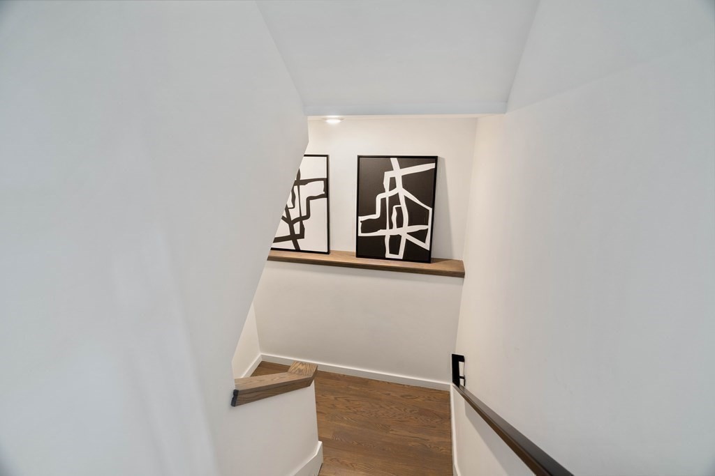 51 Eliot Road Arlington, MA 02474 - Photo 15 of 42 a view of staircase with white walls