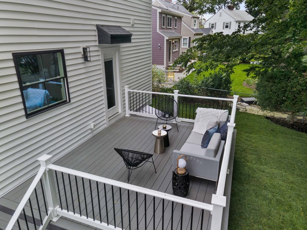 51 Eliot Road Arlington, MA 02474 - Photo 33 of 42 a view of a patio on the deck