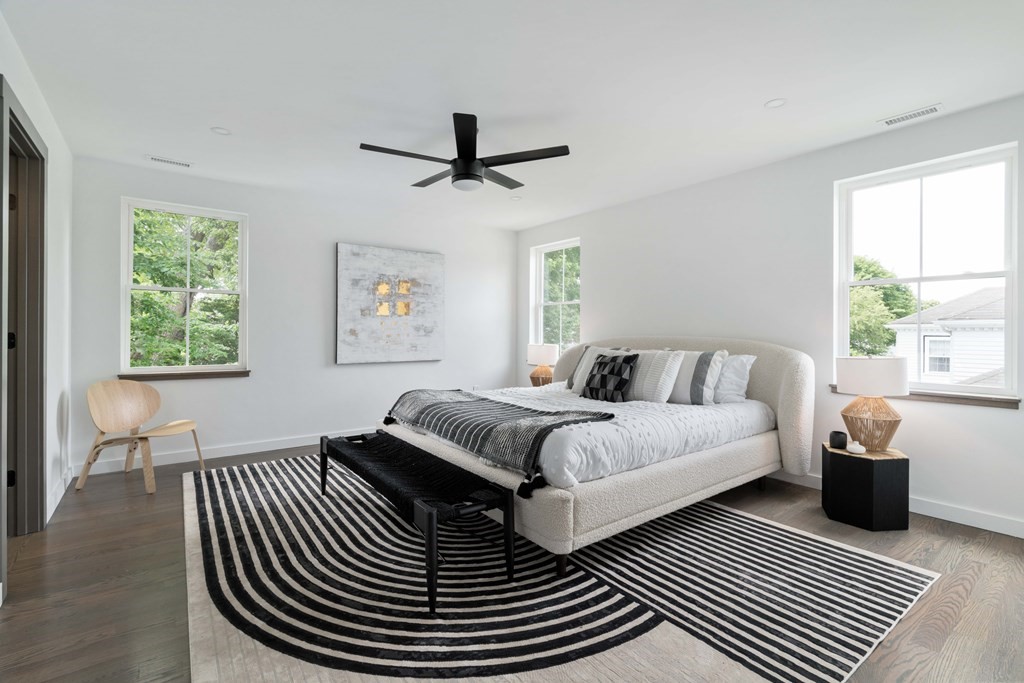 51 Eliot Road Arlington, MA 02474 - Photo 37 of 42 a bedroom with double bed and a window