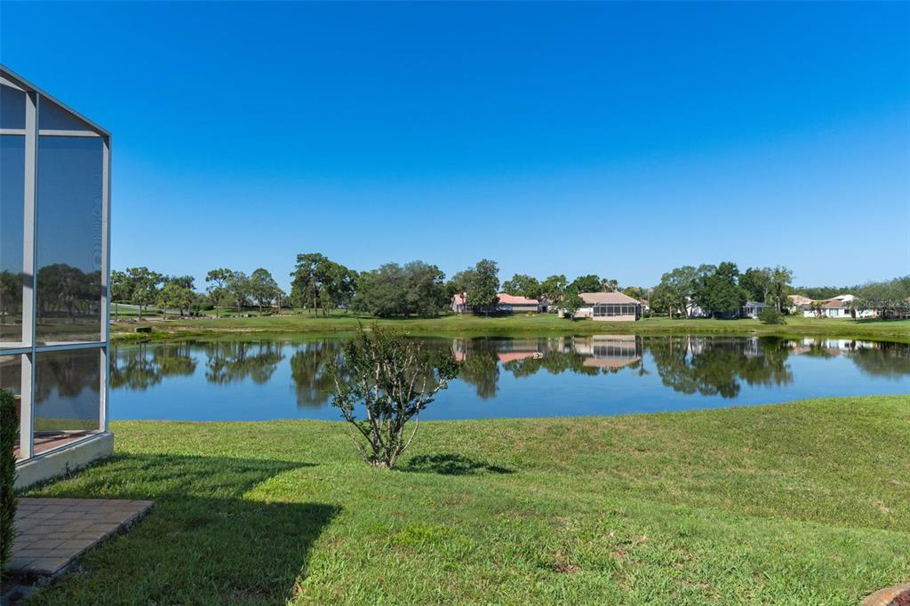 10081 Georgetown Court Weeki Wachee, FL 34613 - Photo 51 of 76 a view of a lake with houses in the back