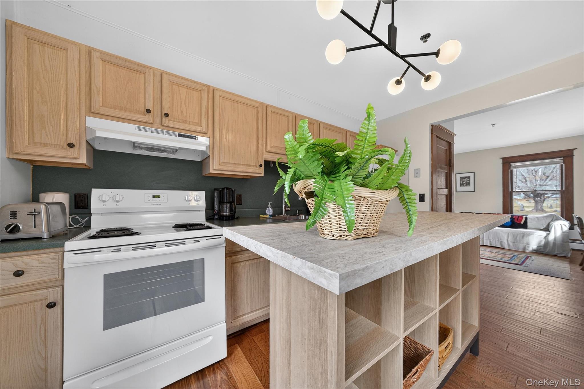 48 Kirks Road Narrowsburg, NY 12764 - Photo 20 of 50 a kitchen with stainless steel appliances white cabinets and wooden floor