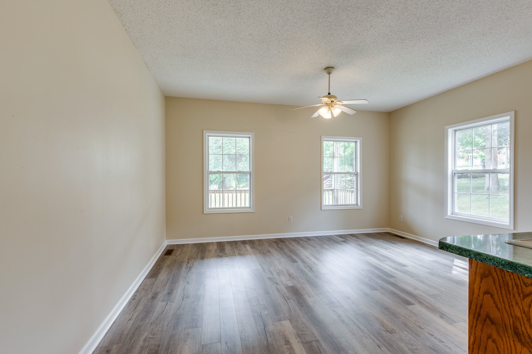 225 Locust Street Pulaski, TN 38478 - Photo 11 of 44 a view of an empty room with wooden floor and a window
