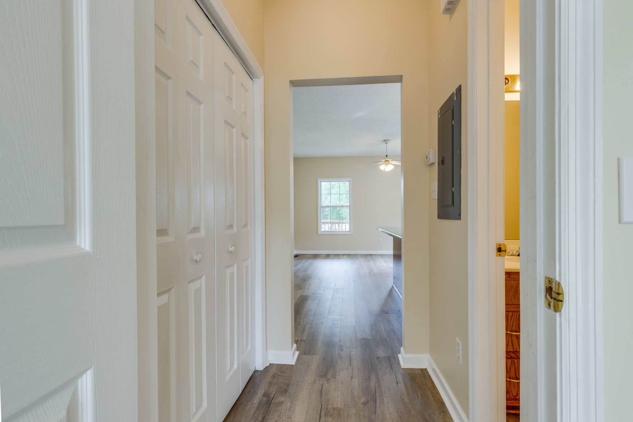 225 Locust Street Pulaski, TN 38478 - Photo 24 of 44 a view of a hallway with wooden floor