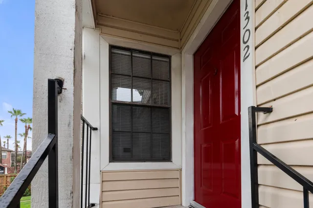 a view of front door