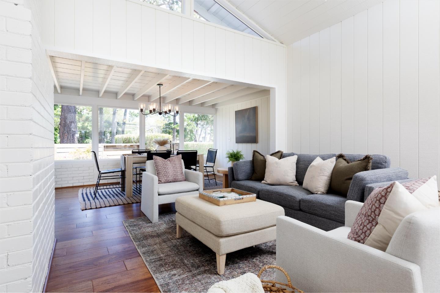 4138 Crest Road Pebble Beach, CA 93953 - Photo 11 of 38 a living room with furniture and a large window