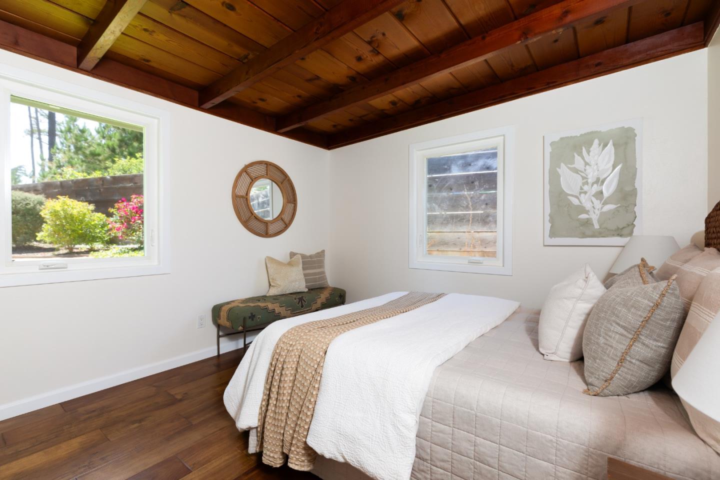 4138 Crest Road Pebble Beach, CA 93953 - Photo 21 of 38 a bedroom with bed and a window