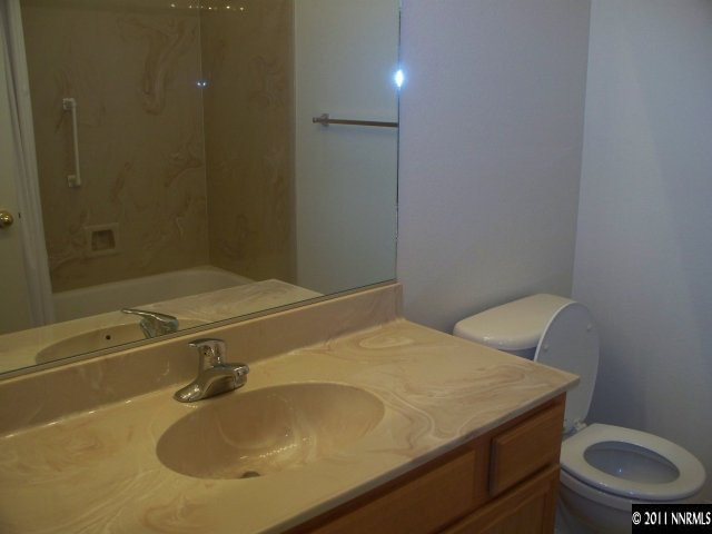 10065 Silver Star Drive Reno, NV 89521 - Photo 11 of 13 a bathroom with a sink a toilet and shower