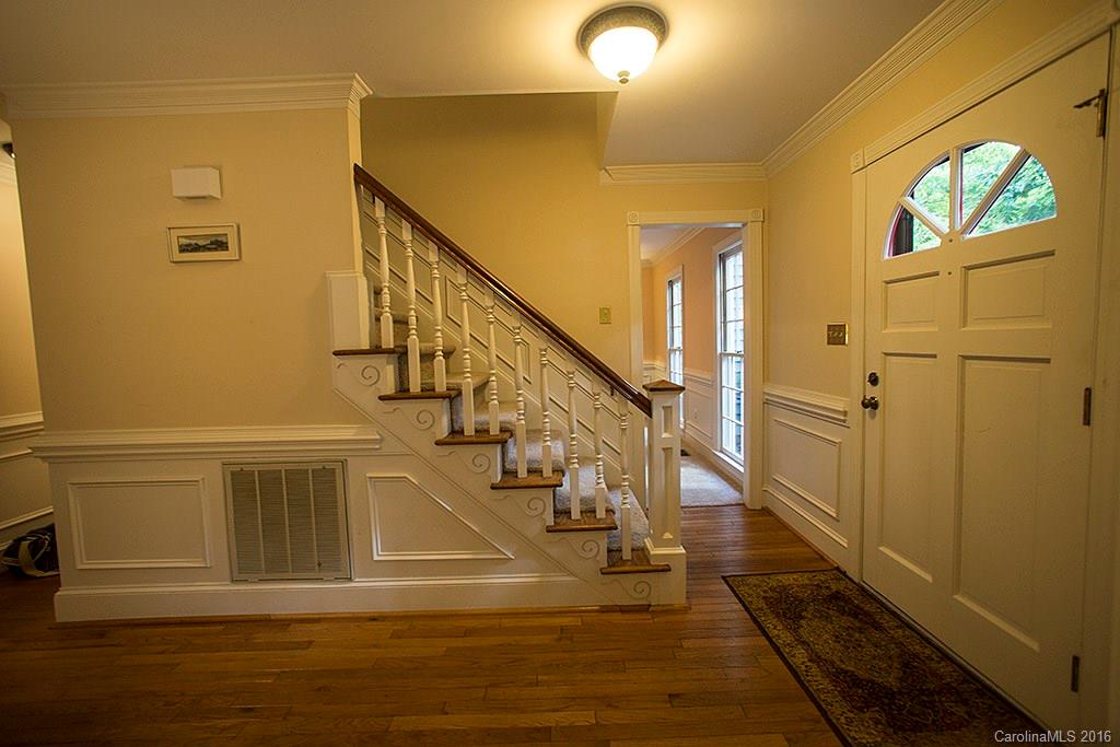 7226 Colony Road Charlotte, NC 28226 - Photo 17 of 24 a view of entryway and hall with wooden floor