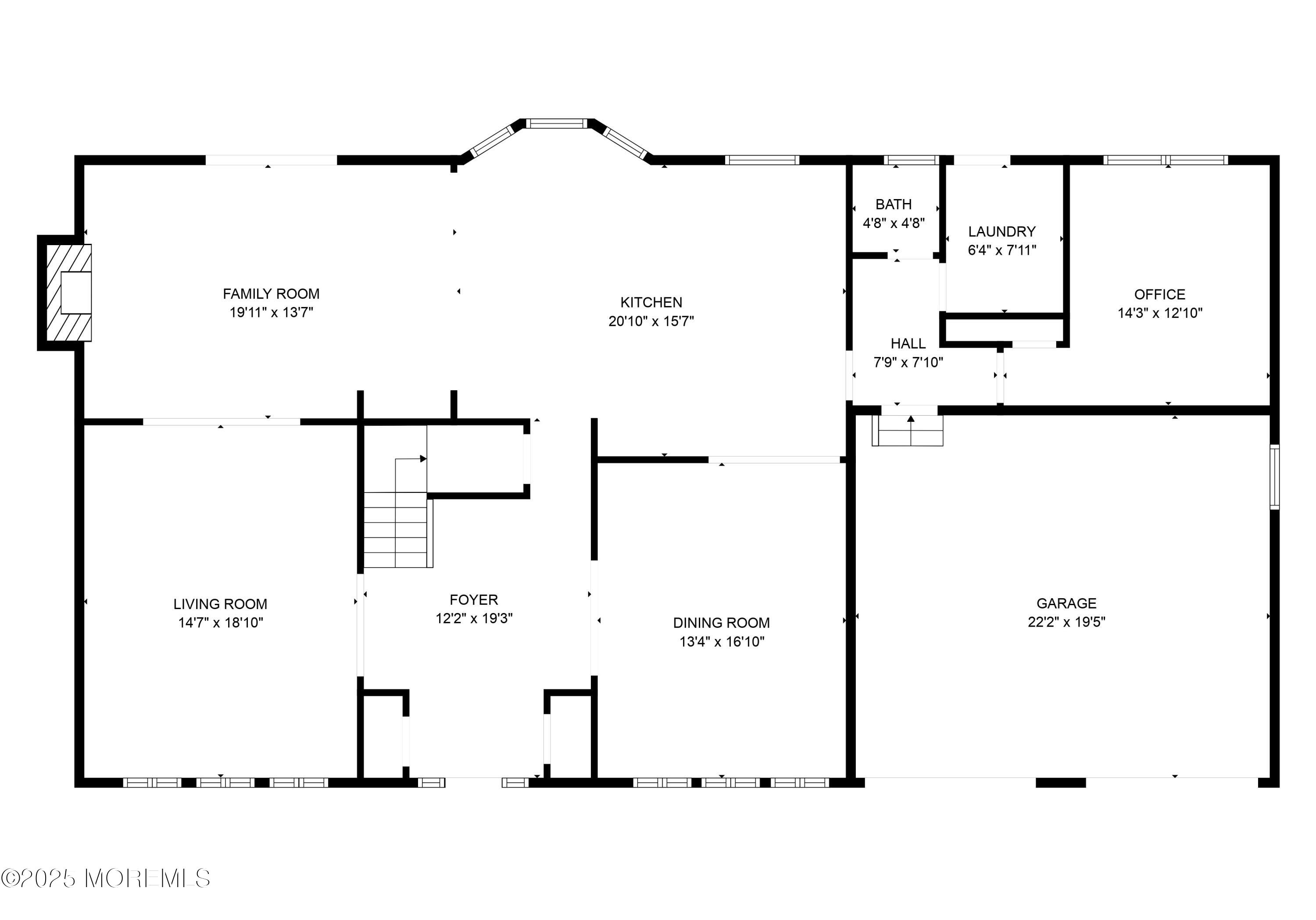 18 Rowena Road Manalapan, NJ 07726 - Photo 40 of 42 18 Rowena Road 1st Floor Plan
