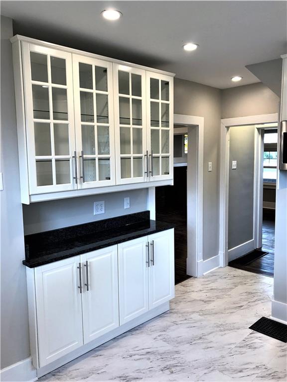 1317 Freeport Road Natrona Heights, PA 15065 - Photo 14 of 24 Pretty glass door cabinets and extra work space