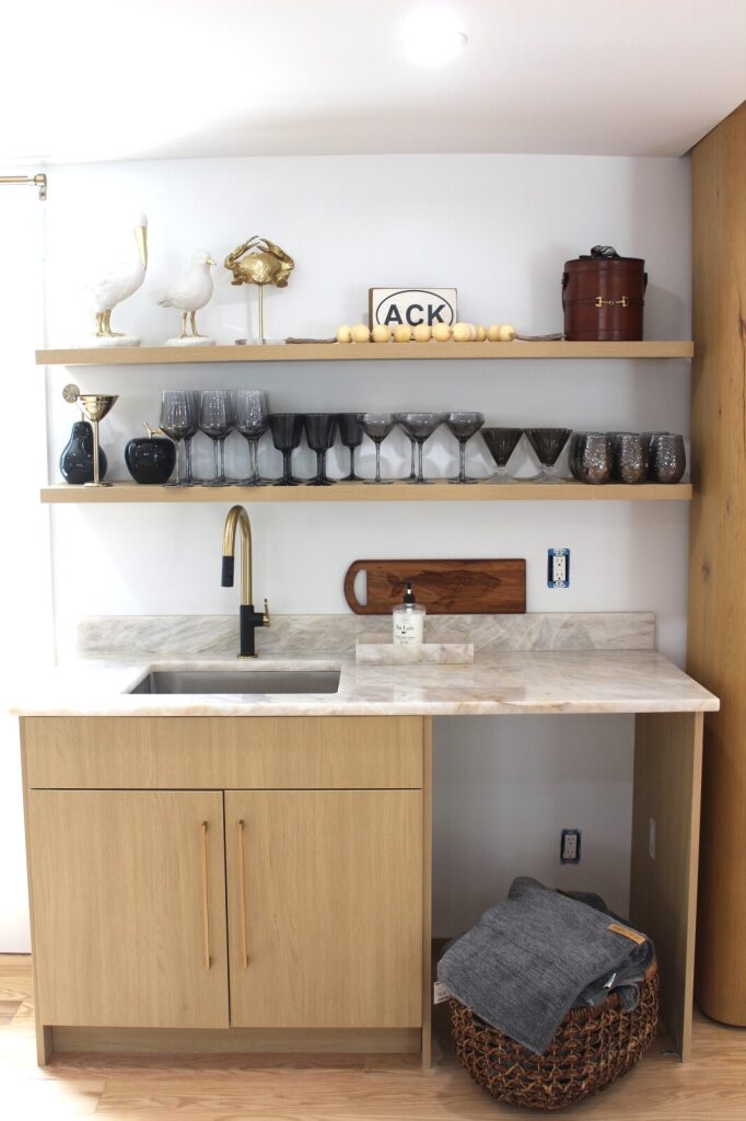 33 Bartlett Road Nantucket, MA 02554 - Photo 9 of 29 a kitchen with a sink and a stove