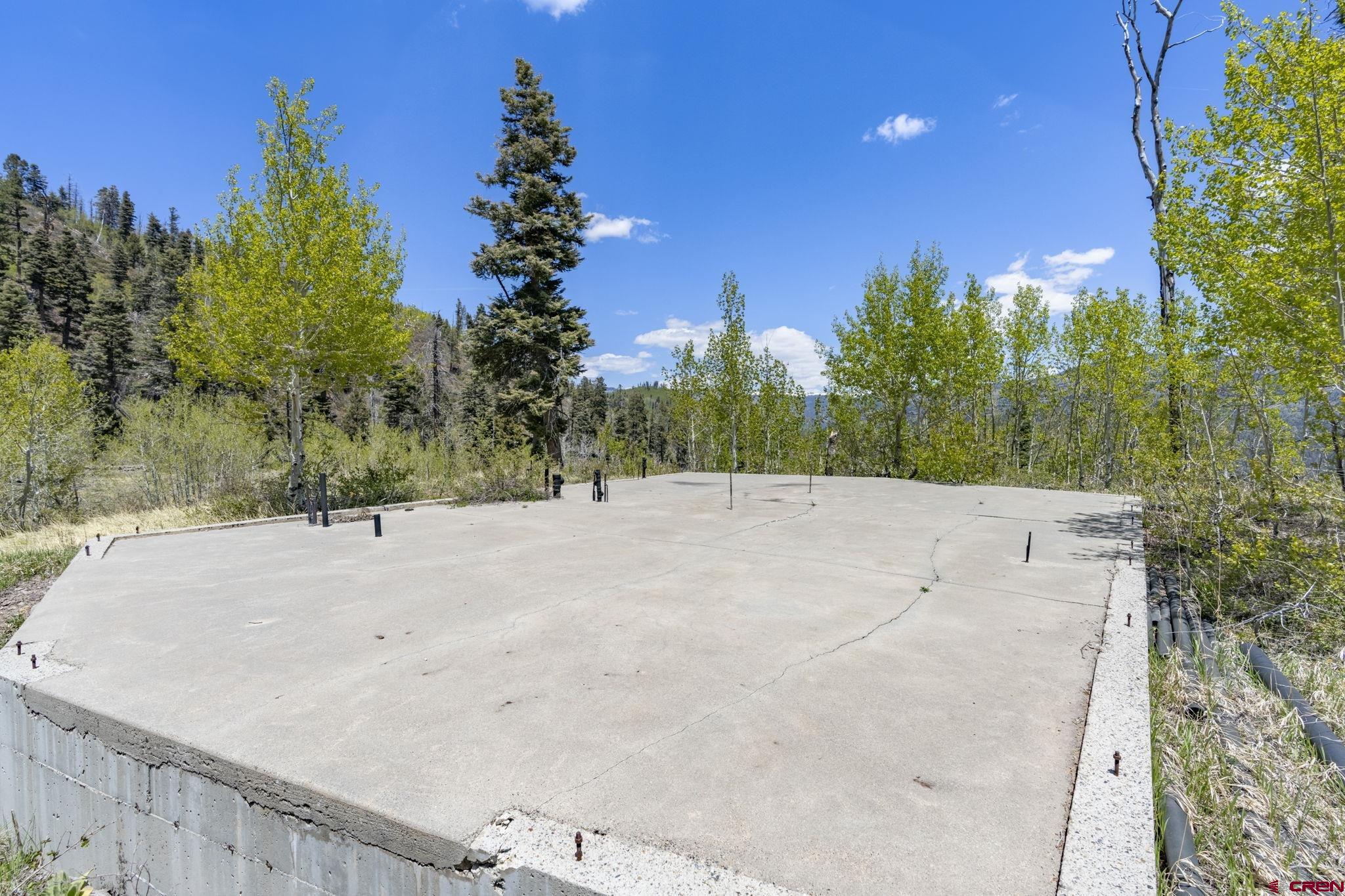 1515 County Road 243 Durango, CO 81301 - Photo 22 of 43 a view of a backyard of the house