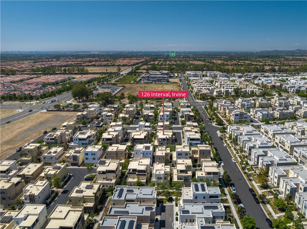 126 Interval Irvine, CA 92618 - Photo 41 of 47 an aerial view of residential building and street