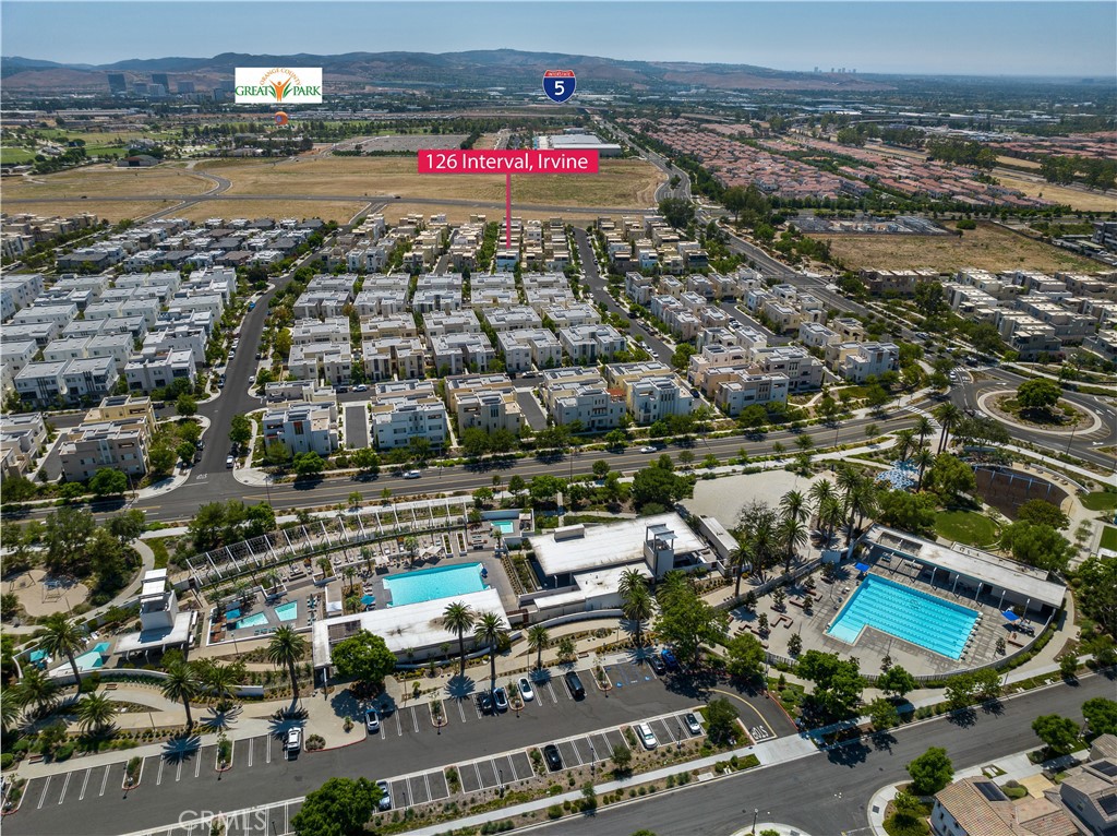 126 Interval Irvine, CA 92618 - Photo 45 of 47 an aerial view of a houses