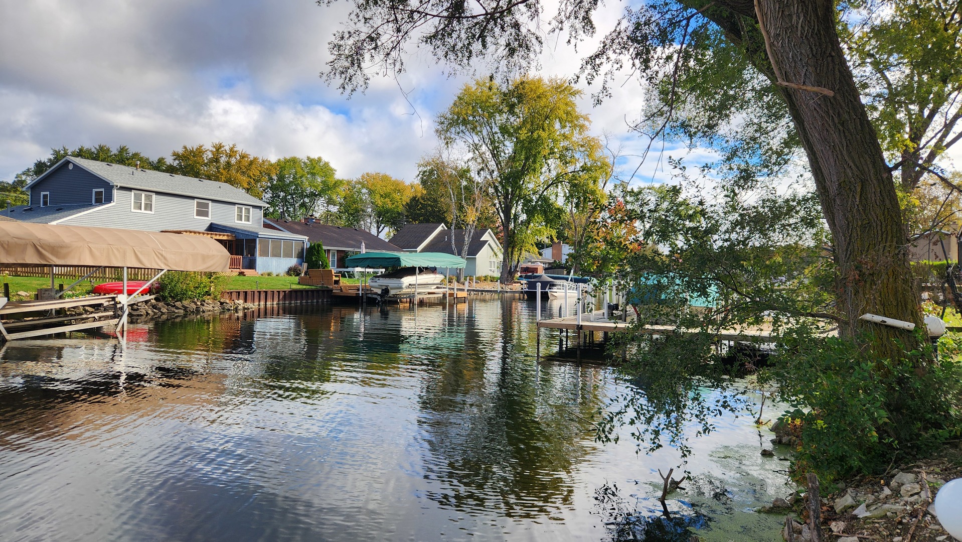 3010 Miller Drive McHenry, IL 60050 - Photo 5 of 10 a view of a lake with boats and trees