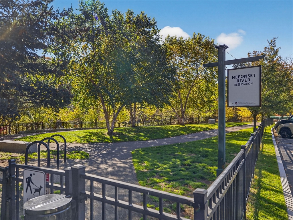 1245 Adams Street, Unit B406 Boston, MA 02124 - Photo 25 of 31 a view of a bench in balcony