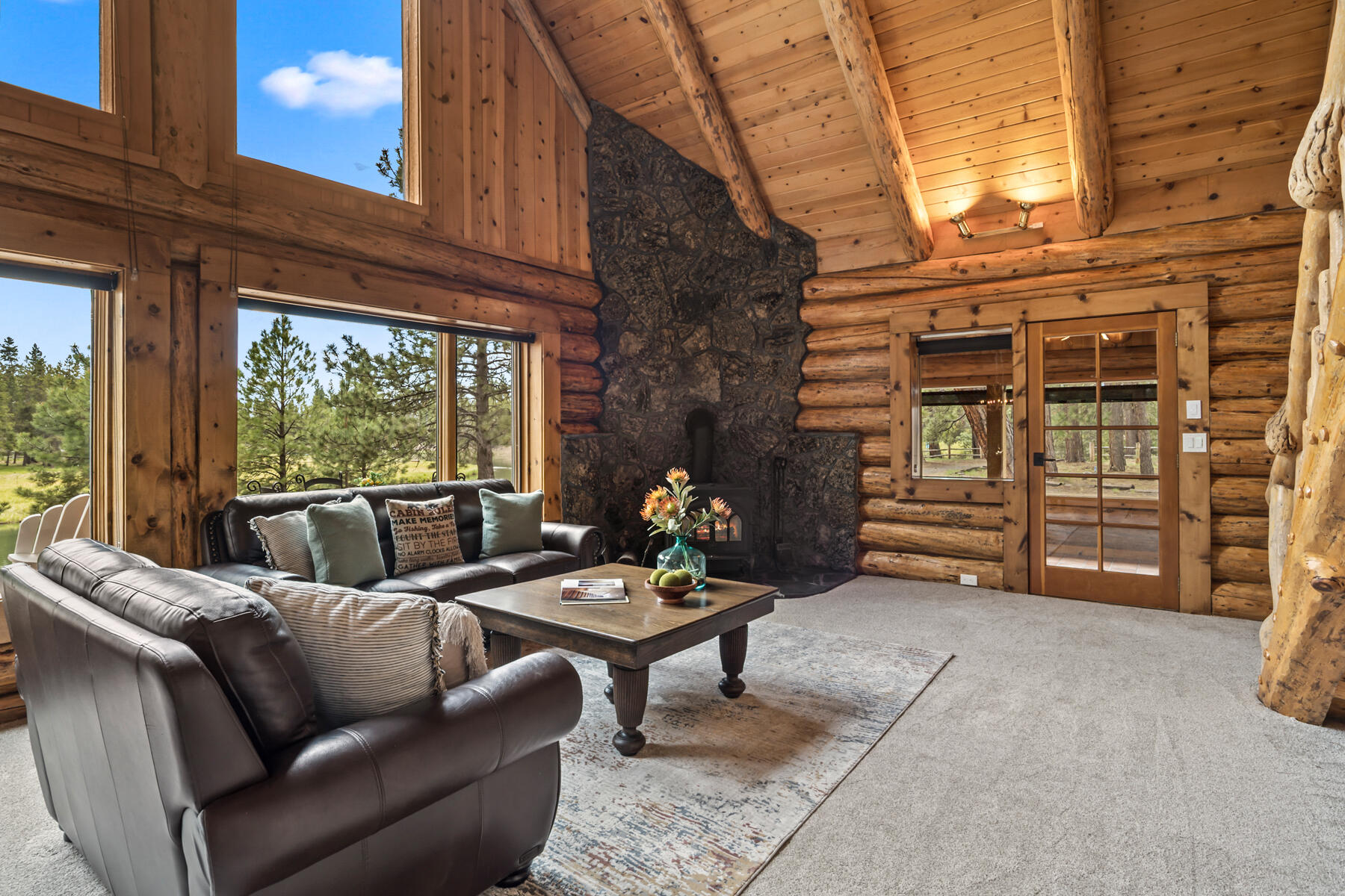 17026 Sharp Drive Bend, OR 97707 - Photo 24 of 72 a outdoor living space with furniture and a ceiling fan