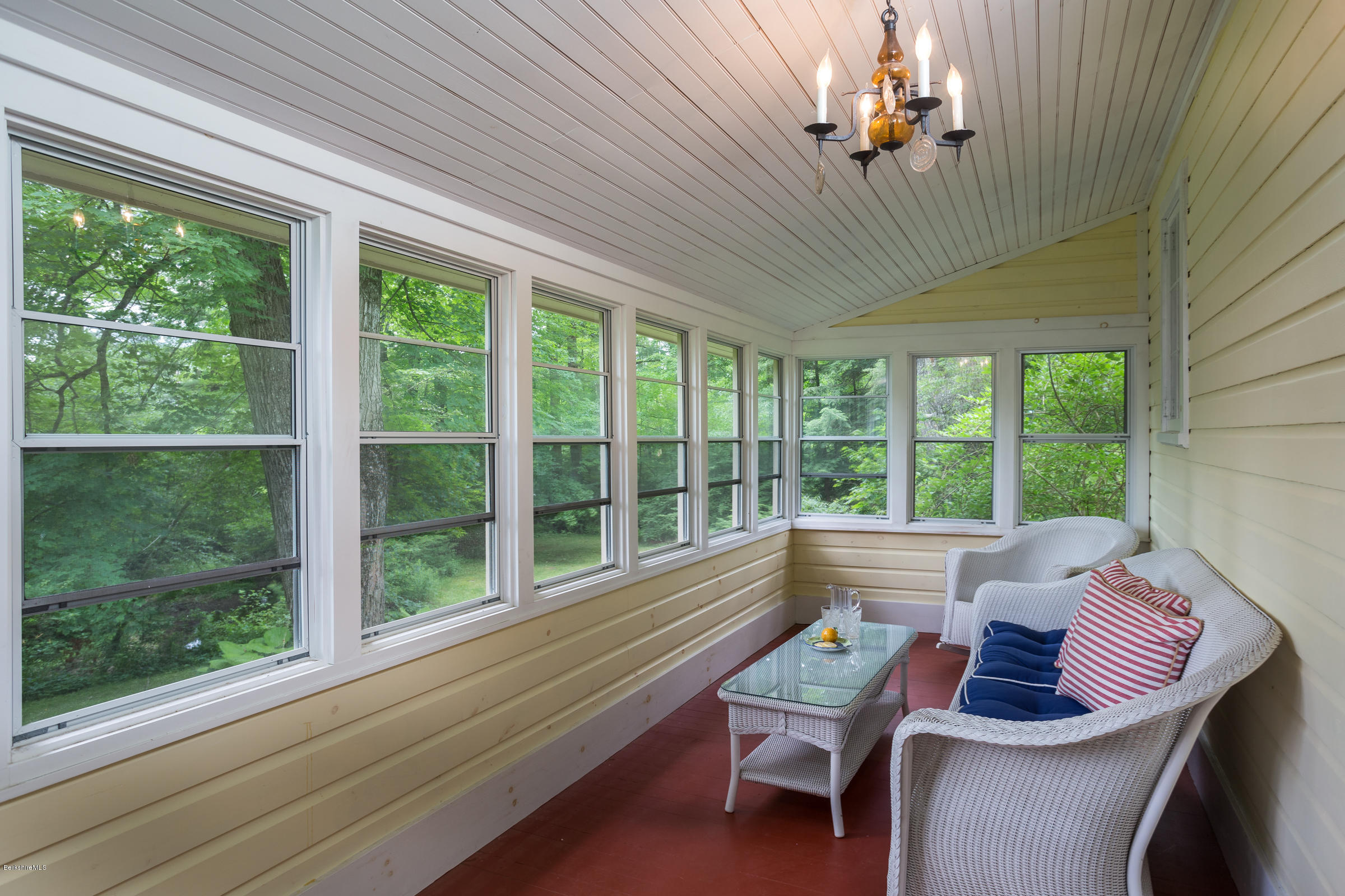 81-85 County Road Sheffield, MA 01257 - Photo 14 of 27 SCREENED IN PORCH OVERLOOKING BROOK