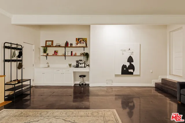 a view of a living room