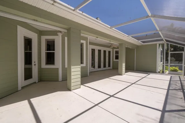a view of outdoor space with deck and yard