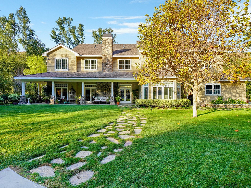28291 Williams Canyon Road Silverado, CA 92676 - Photo 54 of 74 a front view of a house with a garden
