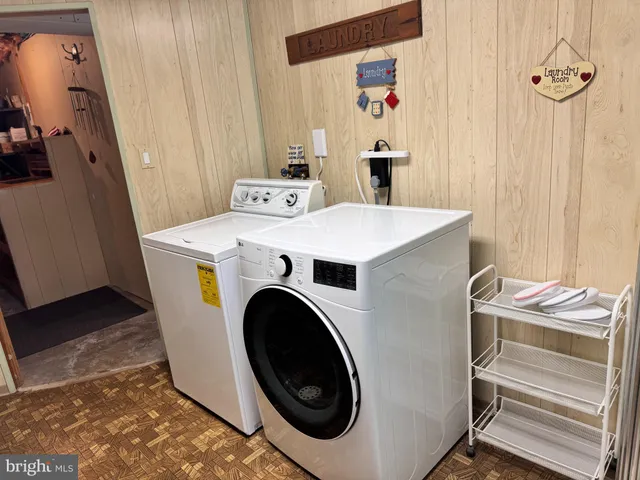 a view of storage and utility room