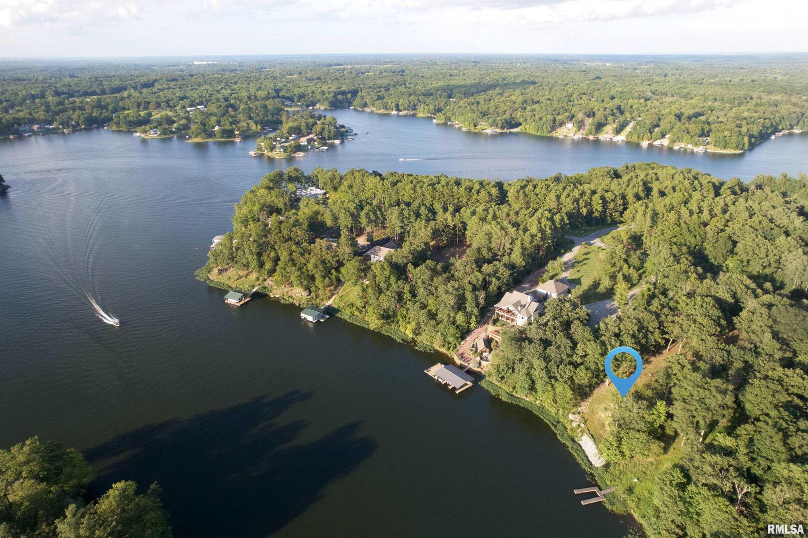 Lot 186-187 Parrish Ridge Lane Goreville, IL 62939 - Photo 5 of 23 a view of a lake with beach and city view