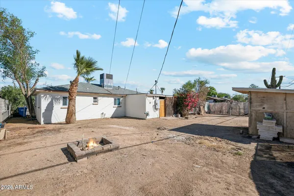a view of a house with a patio
