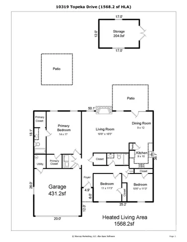 $365,000 | 10319 Topeka Drive, Mint Hill, NC 28227