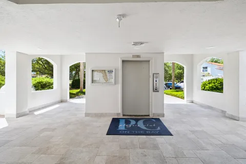 a view of lobby with furniture and window