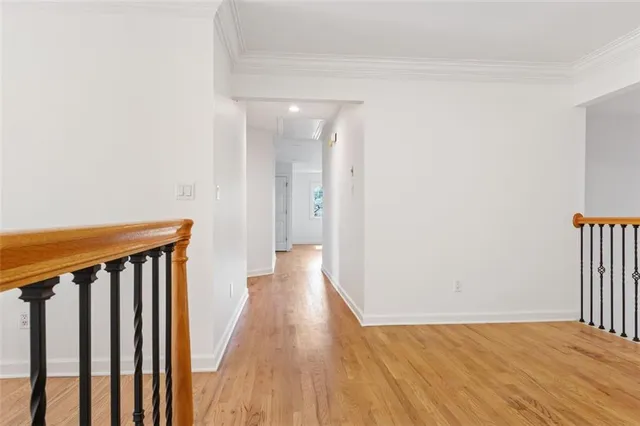 a light on the wall in a room