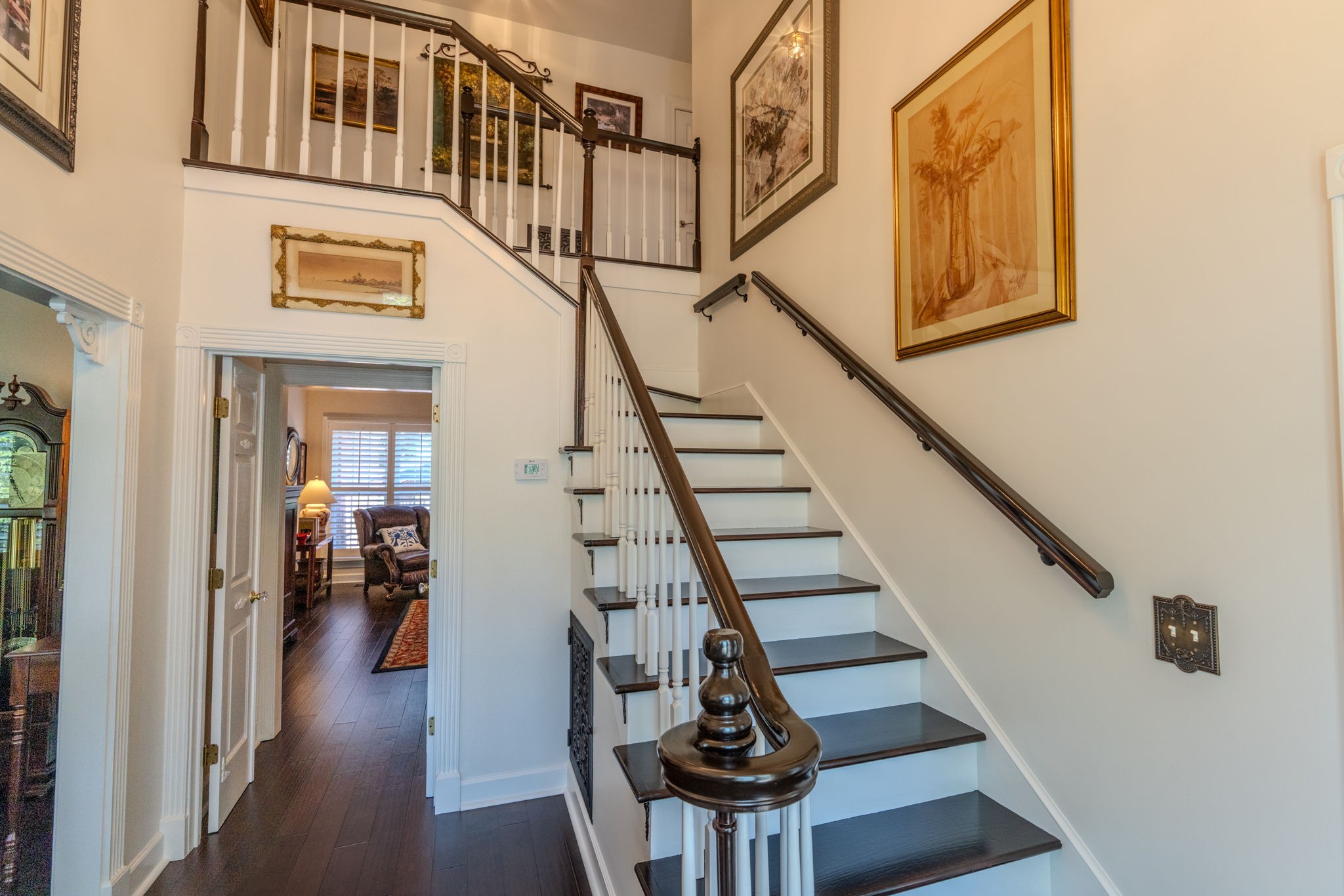 404 Chesterfield Place Franklin, TN 37064 - Photo 4 of 38 a view of entryway and hall with wooden floor