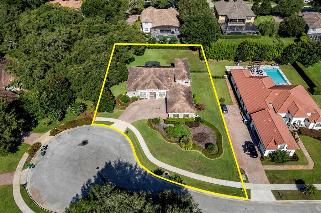 8692 Crested Eagle Place Sanford, FL 32771 - Photo 43 of 56 an aerial view of a house