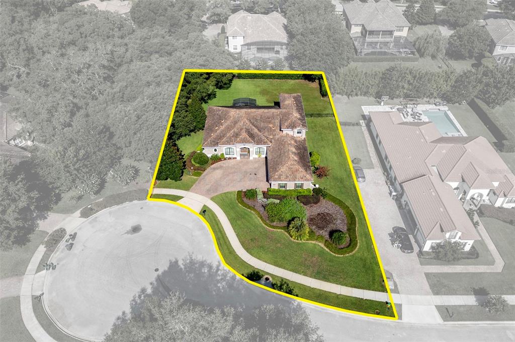 8692 Crested Eagle Place Sanford, FL 32771 - Photo 44 of 56 an aerial view of a swimming pool