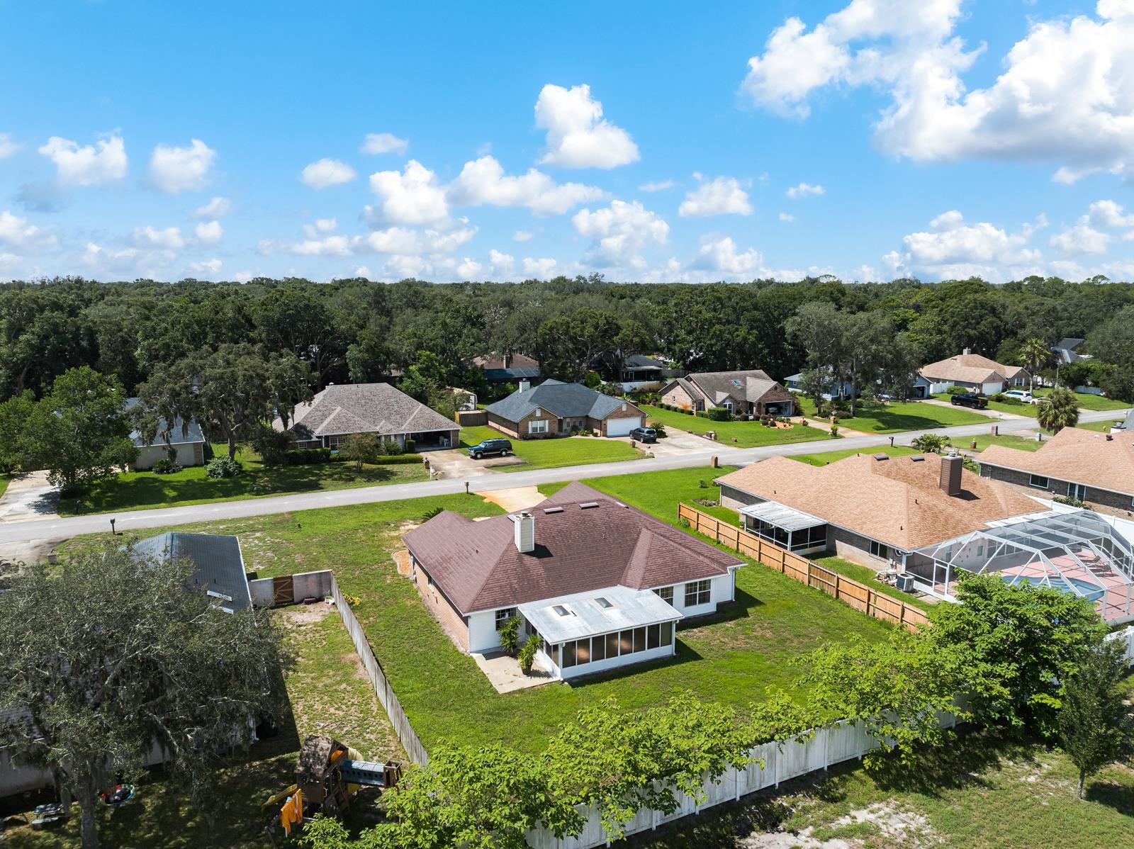 512 Moultrie Wells Road St. Augustine, FL 32086 - Photo 39 of 51 an aerial view of a house with swimming pool tennis courts and ocean view