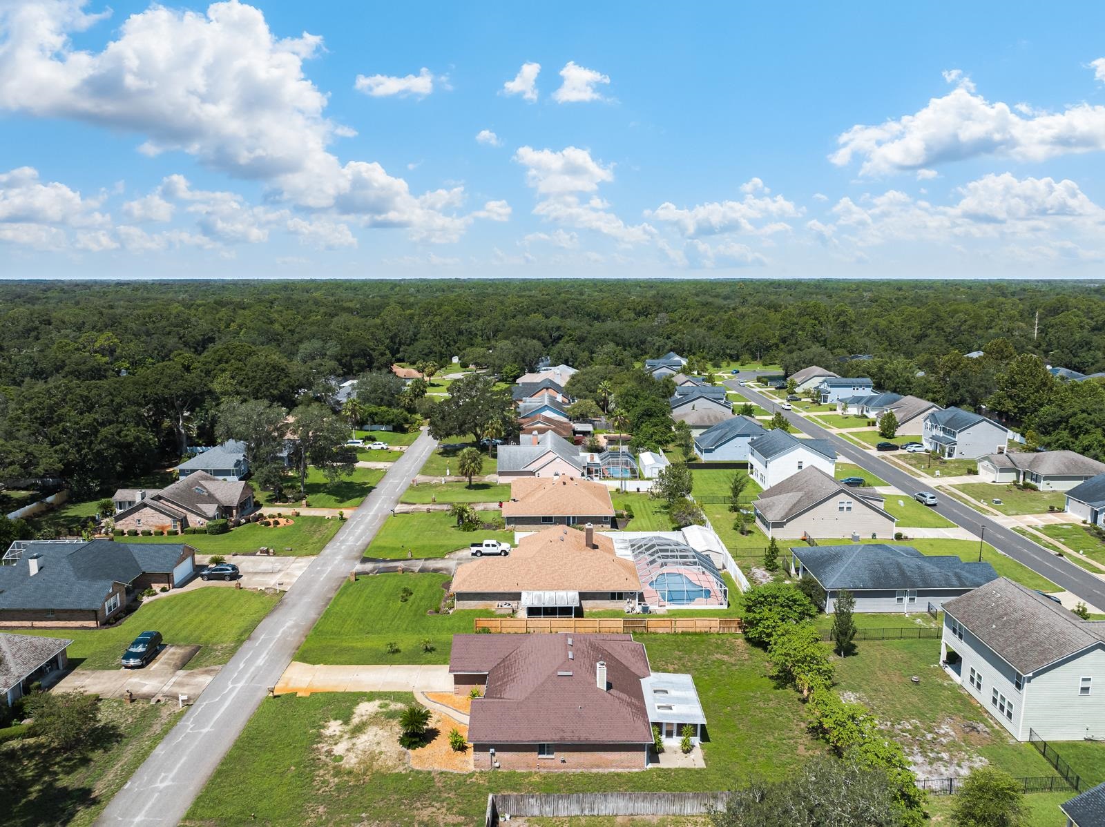 512 Moultrie Wells Road St. Augustine, FL 32086 - Photo 41 of 51 an aerial view of residential houses with outdoor space