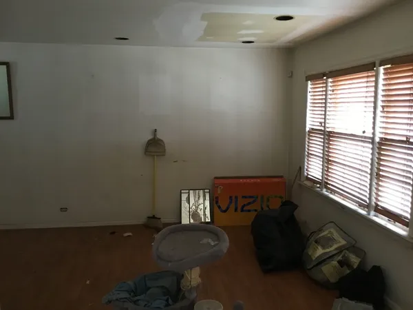 a room with storage and utility