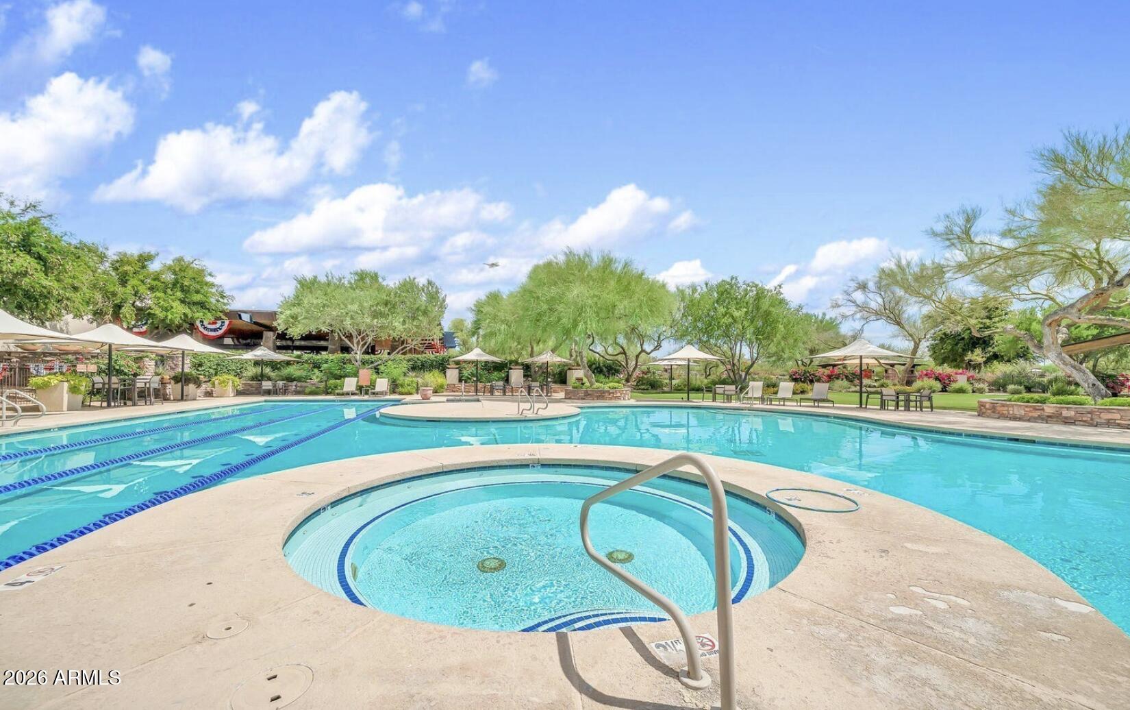 3935 East Rough Rider Road, Unit 1088 Phoenix, AZ 85050 - Photo 37 of 49 HUGE heated pool & spa